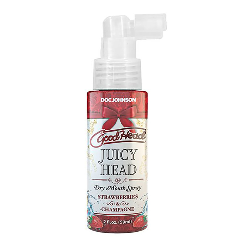 Doc Johnson Toys GoodHead Juicy Head Dry Mouth Spray 2 oz (Strawberries & Champagne)