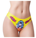 Memème Fashion Comic Fans Printed Thong