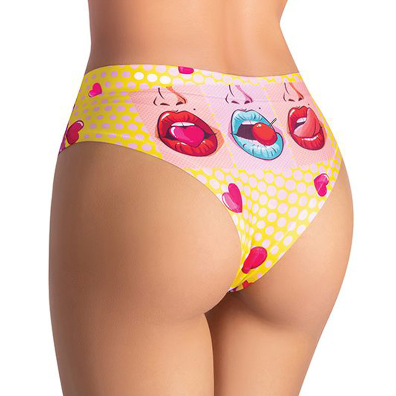 Memème Fashion Comics Hot Girl Printed Brief