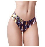 Memème Fashion Go Wild Snake Printed Thong
