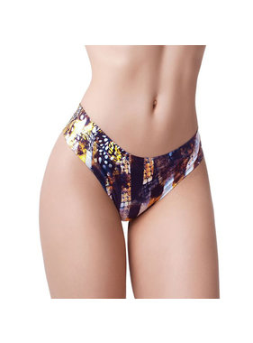 Memème Fashion Go Wild Snake Printed Thong