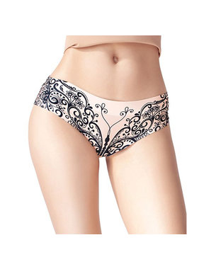 Memème Fashion Lace Butterfly Printed Brief