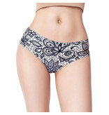 Memème Fashion Lace Total Printed Brief