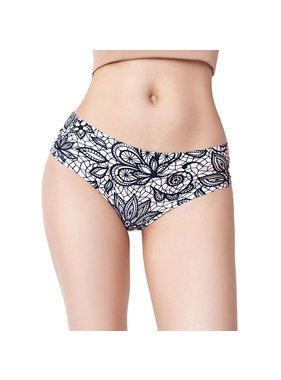 Memème Fashion Lace Total Printed Brief