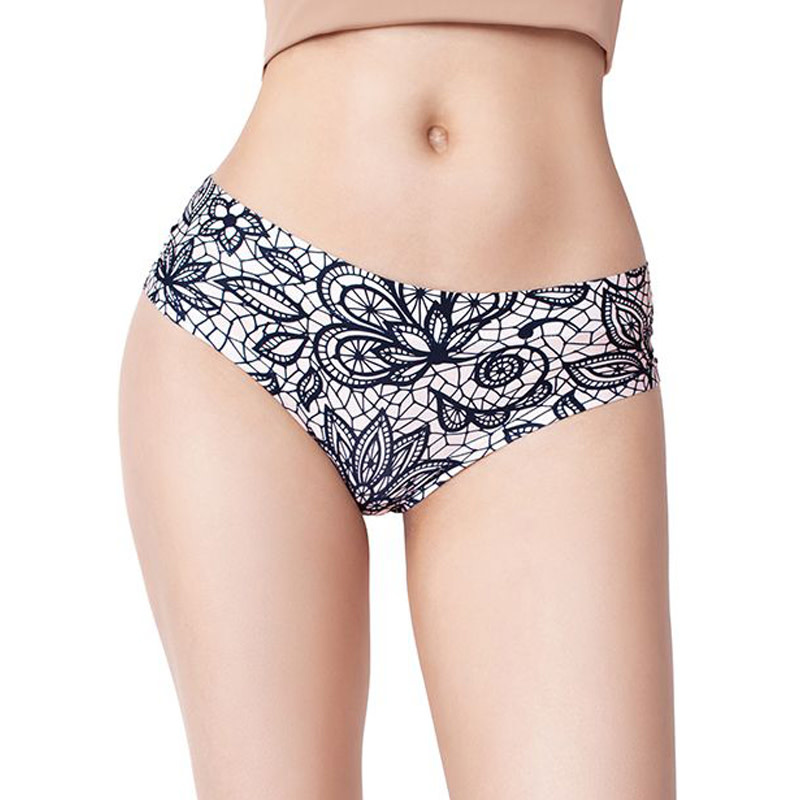 Memème Lace Total Printed Brief