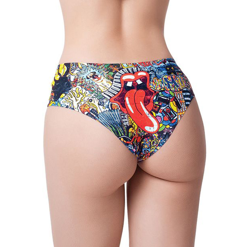 Memème Fashion Psychotropical Trash Printed Brief