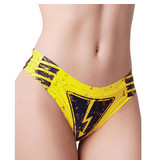 Memème Fashion Urban Geeks Members Only Printed Thong