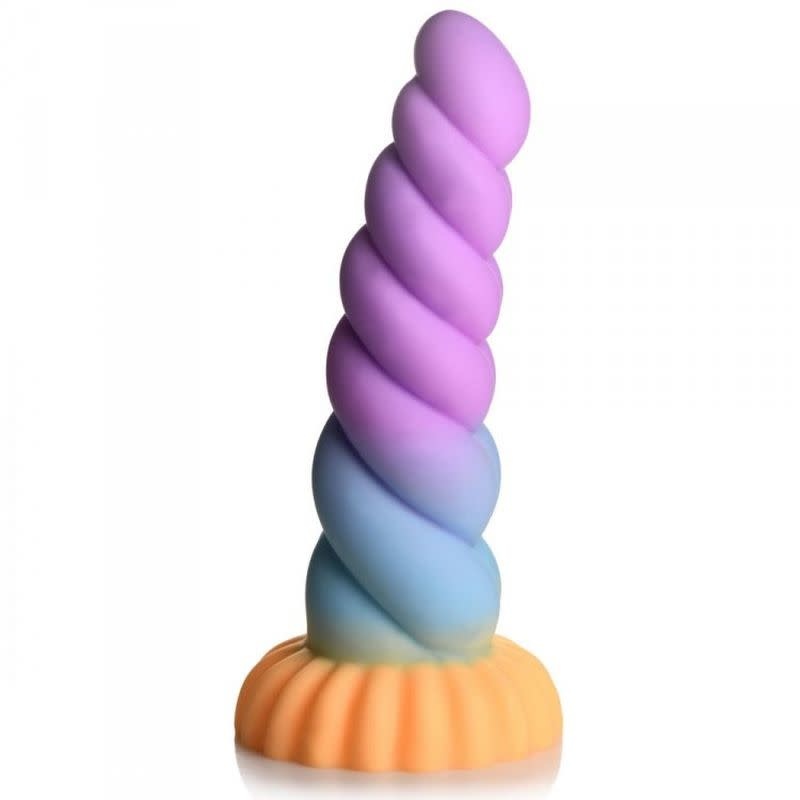 XR Brands Creature Cocks: Mystique Silicone Unicorn Dildo