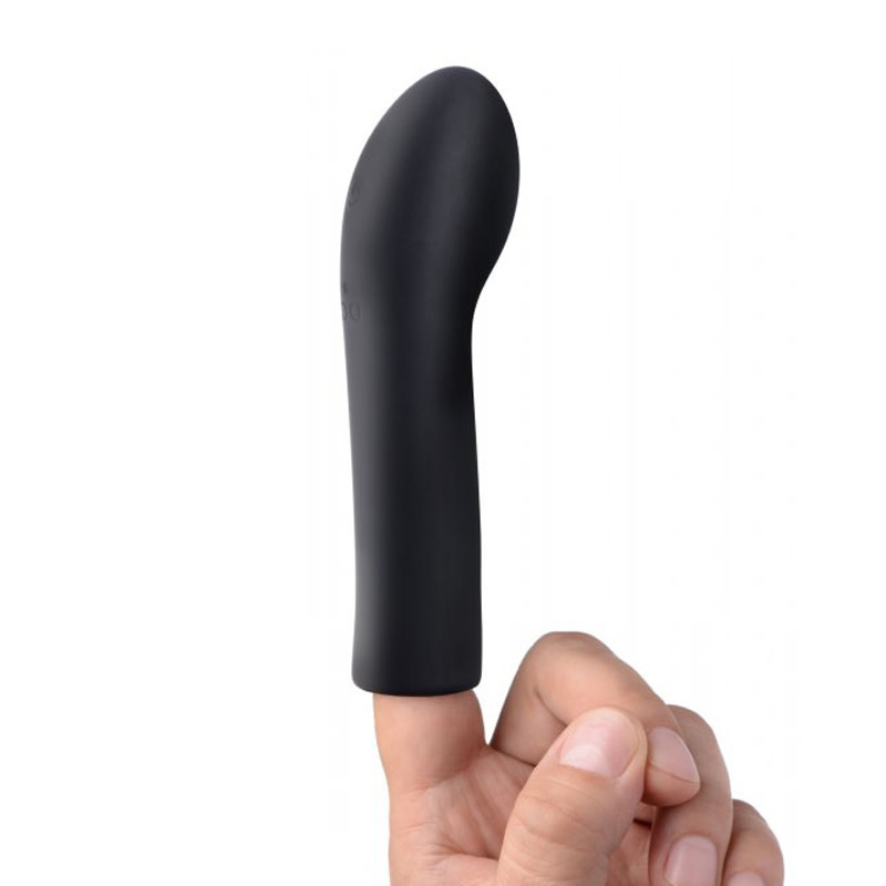 XR Brands 10X Vibrating Curved Silicone Finger Massager