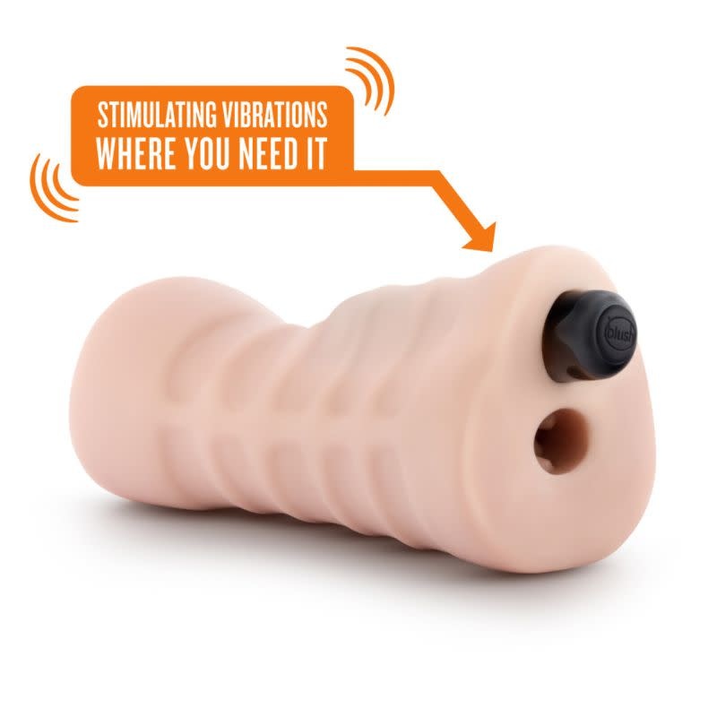 Blush Novelties M for Men: Ashley Vibrating Pussy Stroker