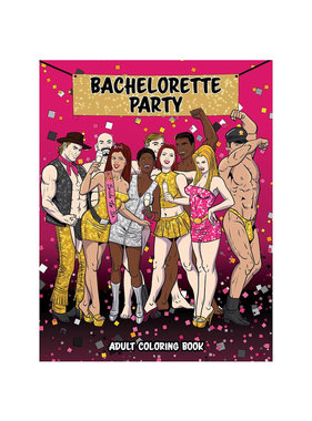 Wood Rocket Adult Colouring Book: Bachelorette Party