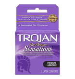 Trojan Condoms Trojan Her Pleasure Sensations Condoms 3 Pack