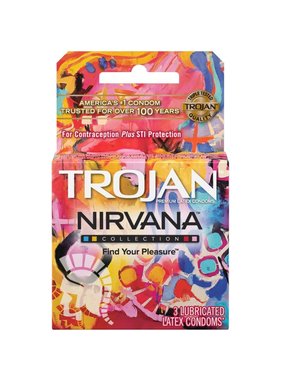 Trojan Condoms Trojan Nirvana Collection Variety Pack Condoms 3 Pack