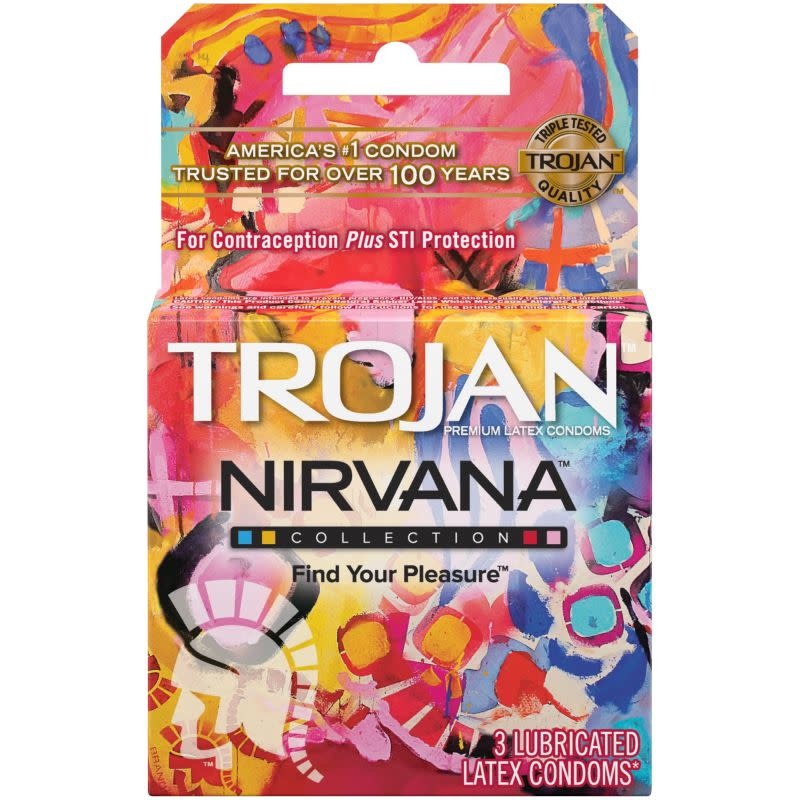 Trojan Condoms Trojan Nirvana Collection Variety Pack Condoms 3 Pack