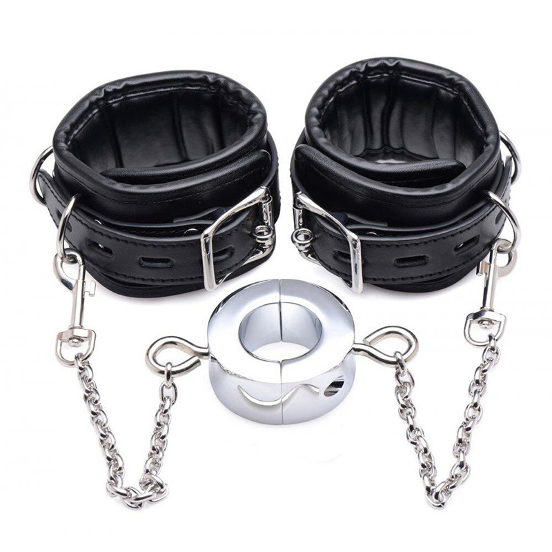 Premium Products Metal Ball Stretchers/Weight with Hand Cuffs