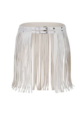 Premium Products Sexy Fringe Tassel Skirt (White)