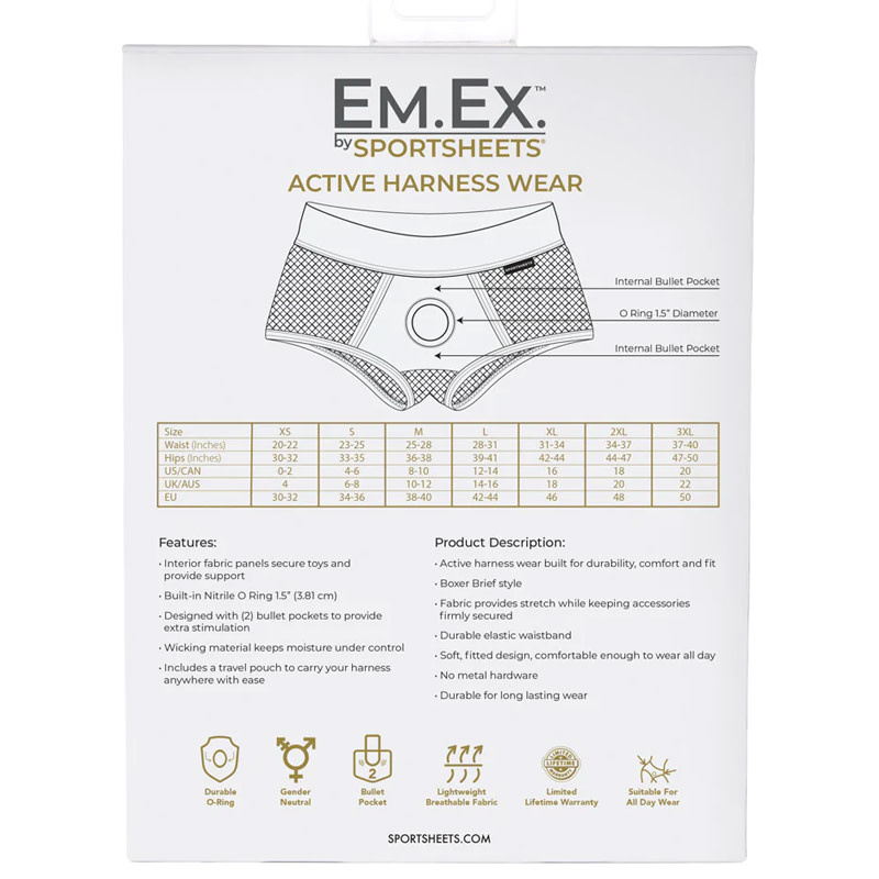 Sportsheets Em.Ex. Active Harness Wear