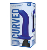 X-Gen Products WhipSmart Curved 5.5" Remote Vibrator (Navy Blue)