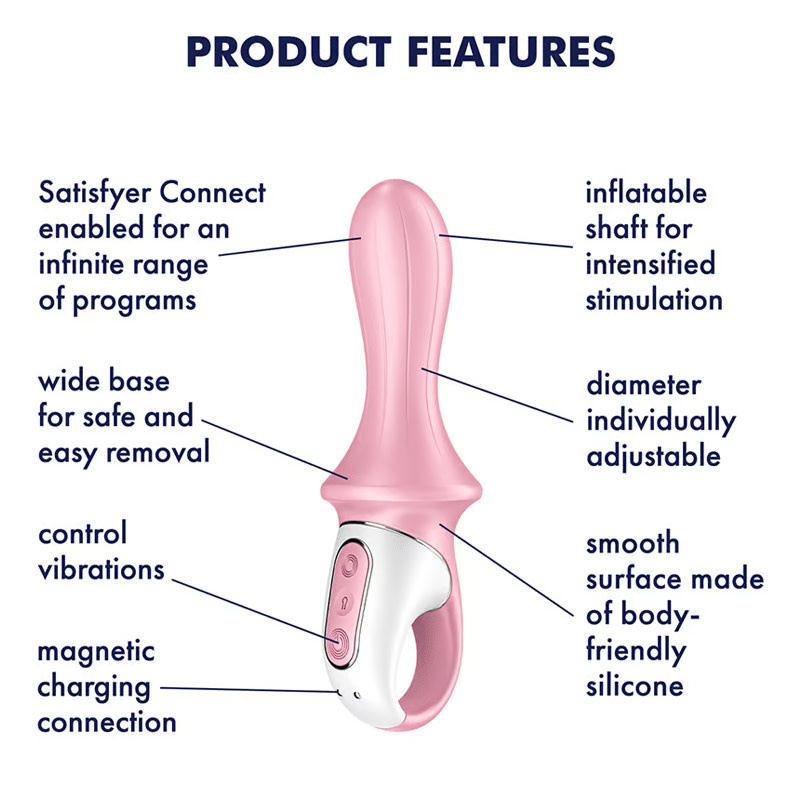 Satisfyer Satisfyer Air Pump Booty 5+ Inflatable Anal Vibe