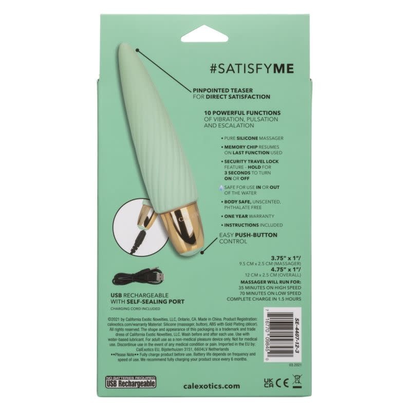 Cal Exotics Slay #SatisfyMe Rechargeable Vibe