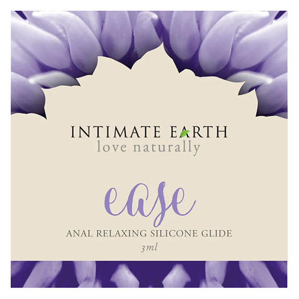 Intimate Earth Body Products Ease Anal Silicone Relaxing Glide [Foil Pack] 0.1 oz (3 ml)