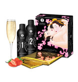 Shunga Shunga Oriental Nuru Body Slide Kit (Strawberries & Champagne)