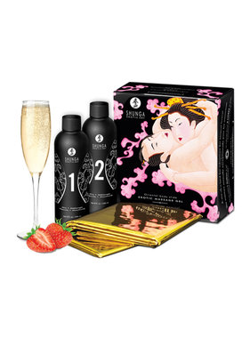 Shunga Shunga Oriental Nuru Body Slide Kit (Strawberries & Champagne)