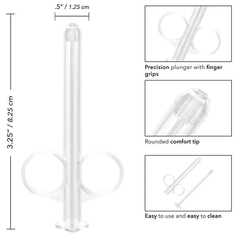 Cal Exotics Lube Tube Lubricant Shooters (Clear)