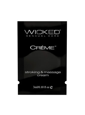 Wicked Creme Stroking and Massage Cream Foil Pack