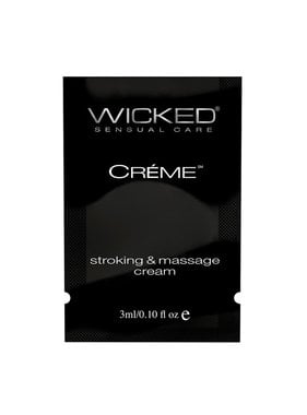 Wicked Sensual Care Wicked Creme Stroking and Massage Cream Foil Pack