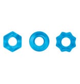 NS Novelties Renegade Chubbies Cock Ring Set (Blue)