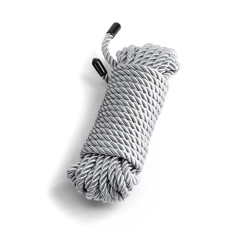 NS Novelties Bound Rope 25 ft (Silver)
