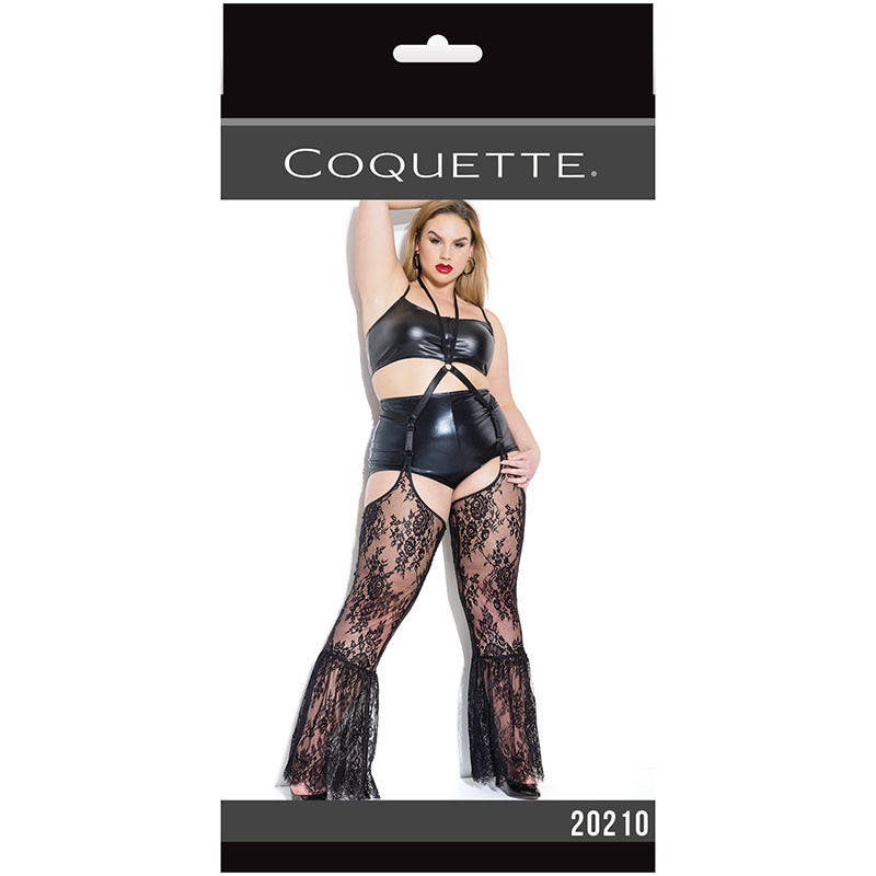 Coquette International Lingerie Night Owl Lace Chaps