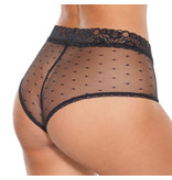 Coquette International Lingerie Dot Mesh Booty Short