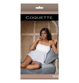 Coquette International Lingerie White Ruffled Babydoll