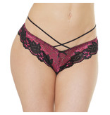Coquette International Lingerie Daring Details Panty (Pink/Black)