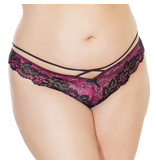 Coquette International Lingerie Daring Details Panty (Pink/Black)