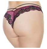 Coquette International Lingerie Daring Details Panty (Pink/Black)