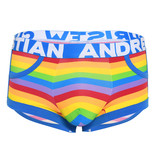 Andrew Christian Menswear Pride Stripe Pocket Boxer w/ Almost Naked