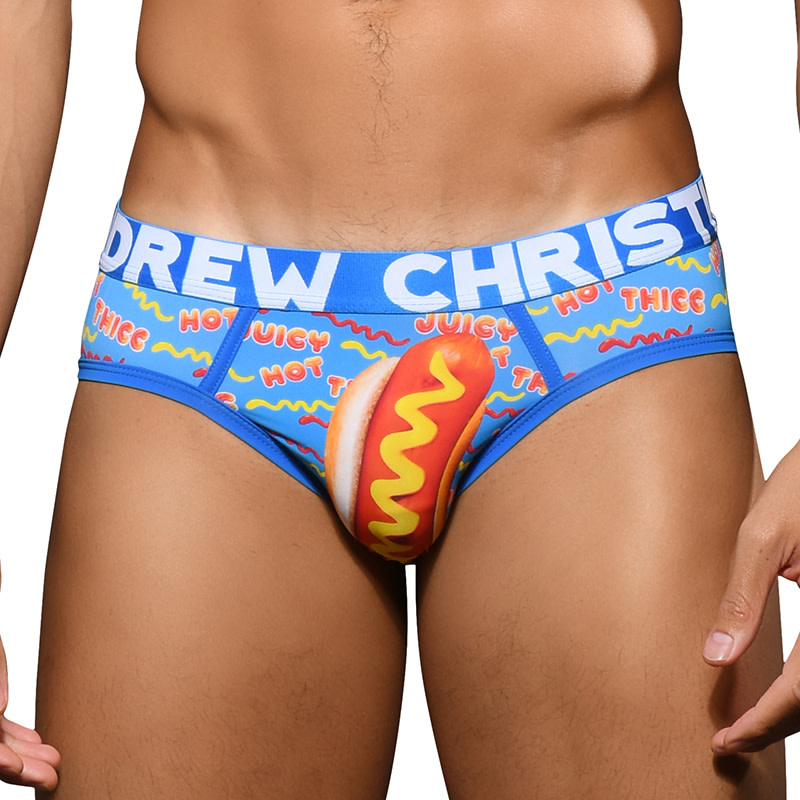 Andrew Christian Menswear Hot Dog Brief w/ Almost Naked