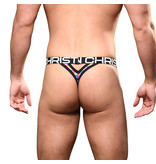 Andrew Christian Menswear Angles Y-Back Thong w/ Almost Naked