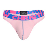Andrew Christian Menswear Happy Thong w/ Almost Naked (Pink)