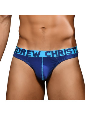 Andrew Christian Menswear Happy Thong w/ Almost Naked (Navy)