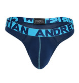 Andrew Christian Menswear Happy Thong w/ Almost Naked (Navy)