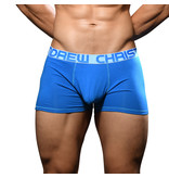Andrew Christian Menswear Almost Naked Cotton Boxer (Blue)