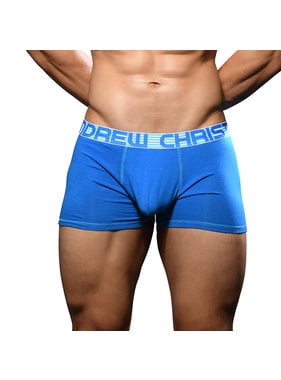 Andrew Christian Menswear Almost Naked Cotton Boxer (Blue)