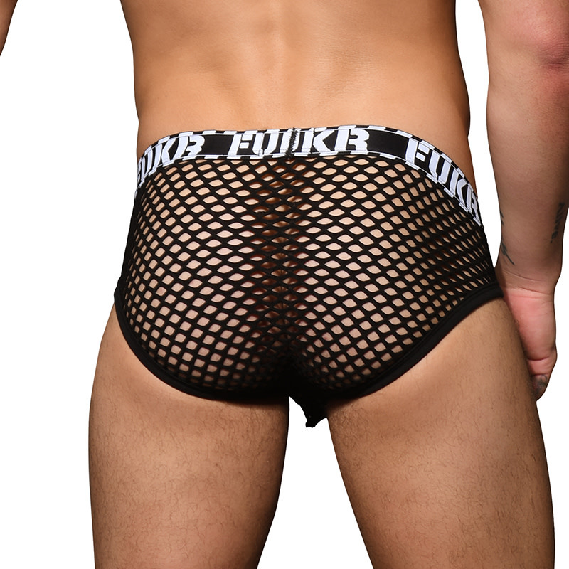 Andrew Christian Menswear FUKR Net Brief (Extra Small)