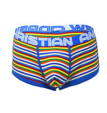 Andrew Christian Menswear Bright Stripe Boxer w/ Almost Naked