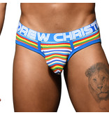 Andrew Christian Menswear Bright Stripe Brief w/ Almost Naked