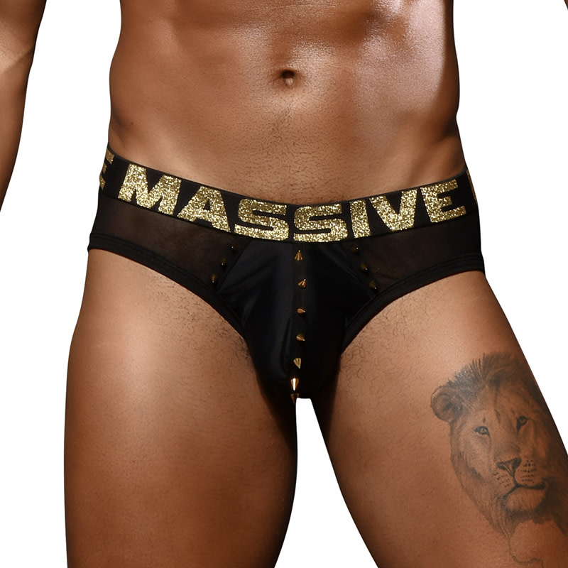 Andrew Christian Menswear MASSIVE Stud Mesh Brief